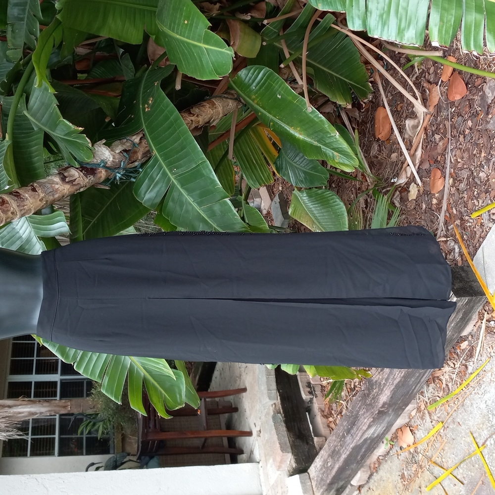 MSK beaded wide leg palazzo pants